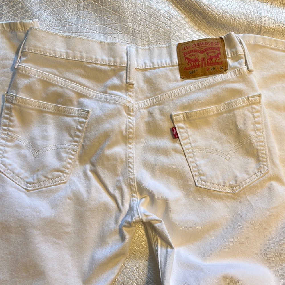 Men’s Levi's Classic White 514 Jeans